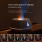 Flame Humidifier: Aromatherapy Diffuser, 7 Colors Light, USB, 130ML