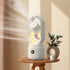 USB Rechargeable Fan: Water-Cooled Spray Mist, Bladeless, Portable