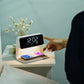 Creative 3-in-1 Bedside Lamp: Wireless Charging, LCD, iPhone Charger